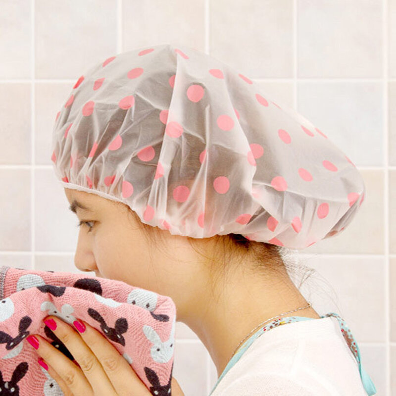 ขายร้อนหนากันน้ำกันน้ำผู้หญิงเร่าร้อนฤดูใบไม้ผลิหมวกอาบน้ำหมวกอาบน้ำร้านทำผม Bath อุปกรณ์เสริมอุปกรณ์ในห้องน้ำ