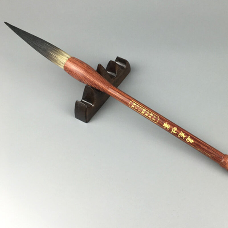 중국 서예 대형 호퍼 모양의 브러시 곰 머리 서예 긴 피크 Caligrafia 일반 실행 스크립트 잉크 그림 펜