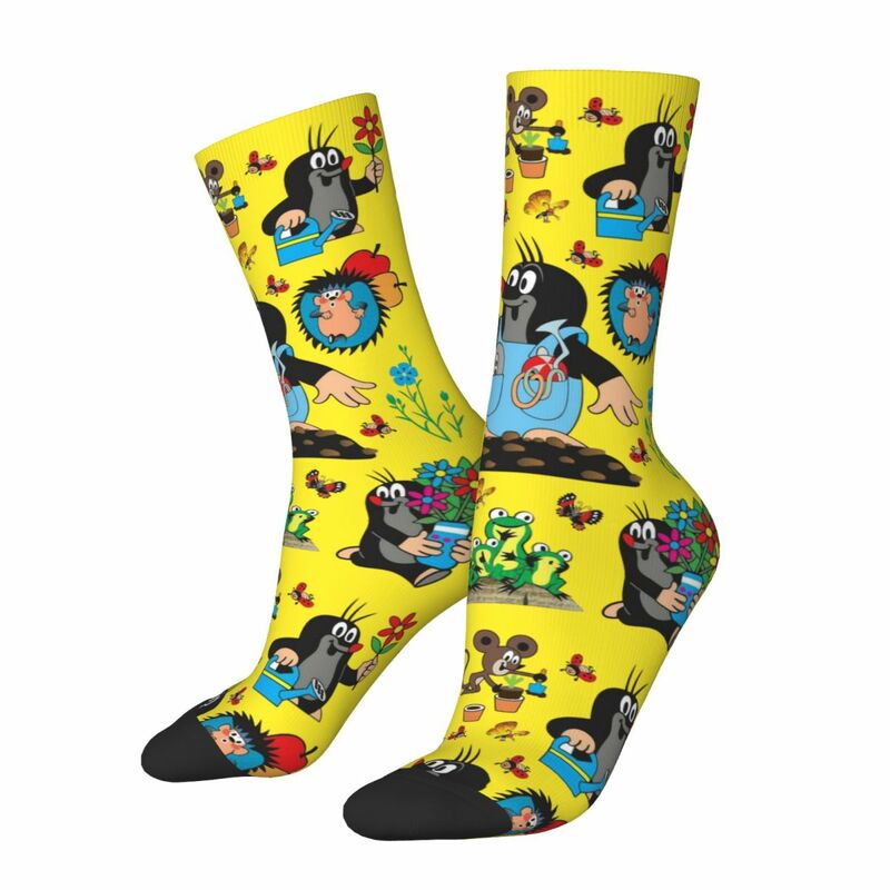 Krtek-calcetines con estampado pequeño Maulwurf para hombre y mujer, Motion aplicable durante todo el año, regalo de vestir