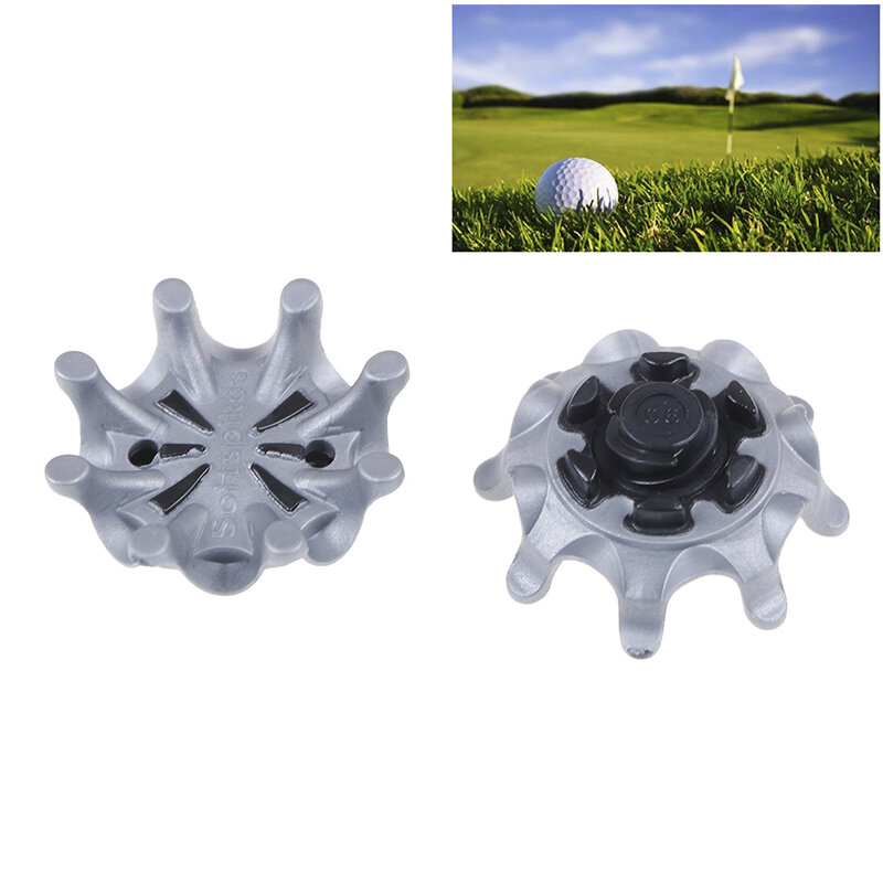 Golf Spikes Pins Turn Fast Twist Shoe Spikes Durable Replacement Set Ultra Thin Cleats Pins golf shoes Parts