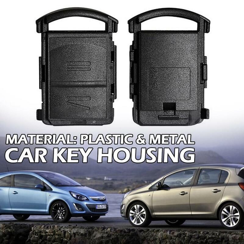 2 Knop Afstandsbediening Sleutelhanger Case Cover Voor Vauxhall Corsa C Meriva Combo Tigra Straight Car Key Shell Afstandsbediening Case