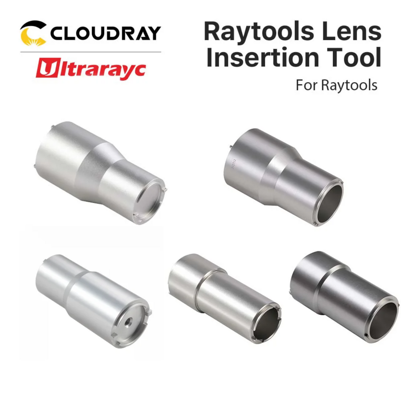 Ferramenta de inserção da lente de ultrarayc raytools para focalizar e colimar a lente em bt210s bt240s bm111 bm110 bm109 cabeça de corte a laser