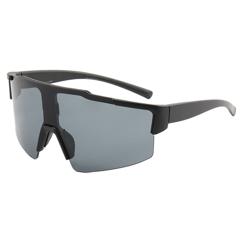 Oversized Sports Sunglasses Men 2021 Luxury Brand Windproof Rectangle Sun Glasses For Women Driving Goggles Gafas De Sol Hombre