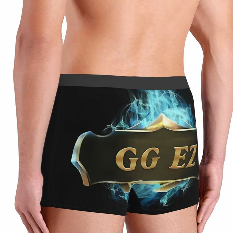 Gg ez league of legends jogo cuecas de algodão cueca masculina impressão shorts boxer briefs