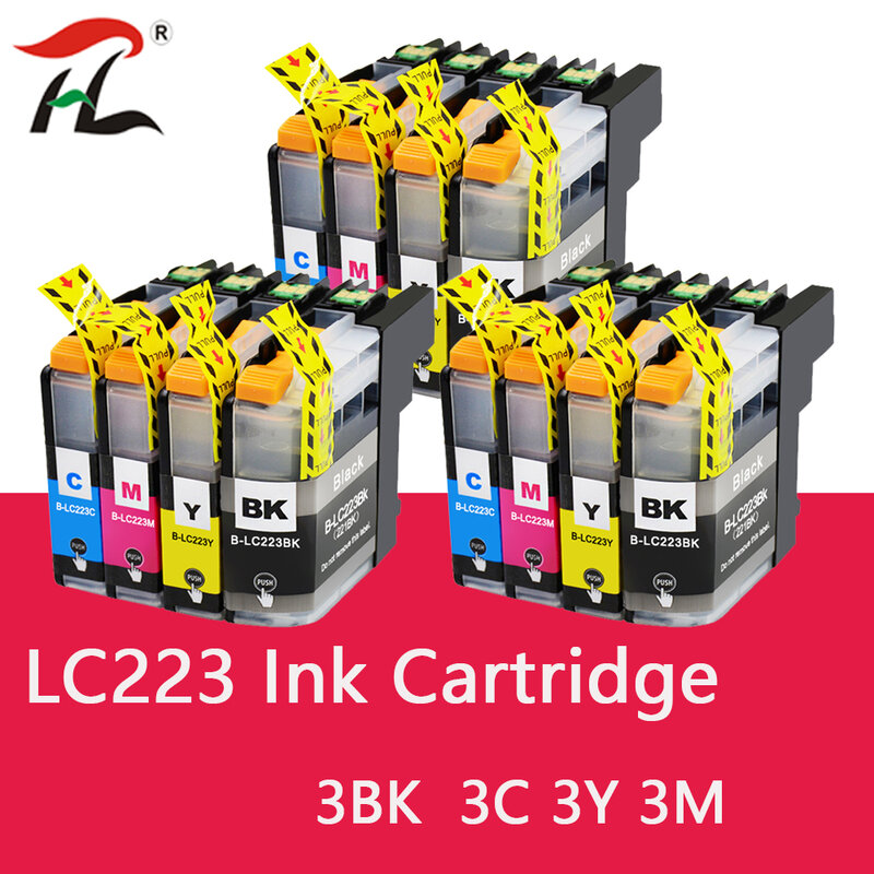 LC223 Ink Cartridge Compatible for Brtoher LC223 223 DCP-J562DW/J4120DW/MFC-J480DW/J680DW/J880DW/J4620DW/J5720DW/J5320DW