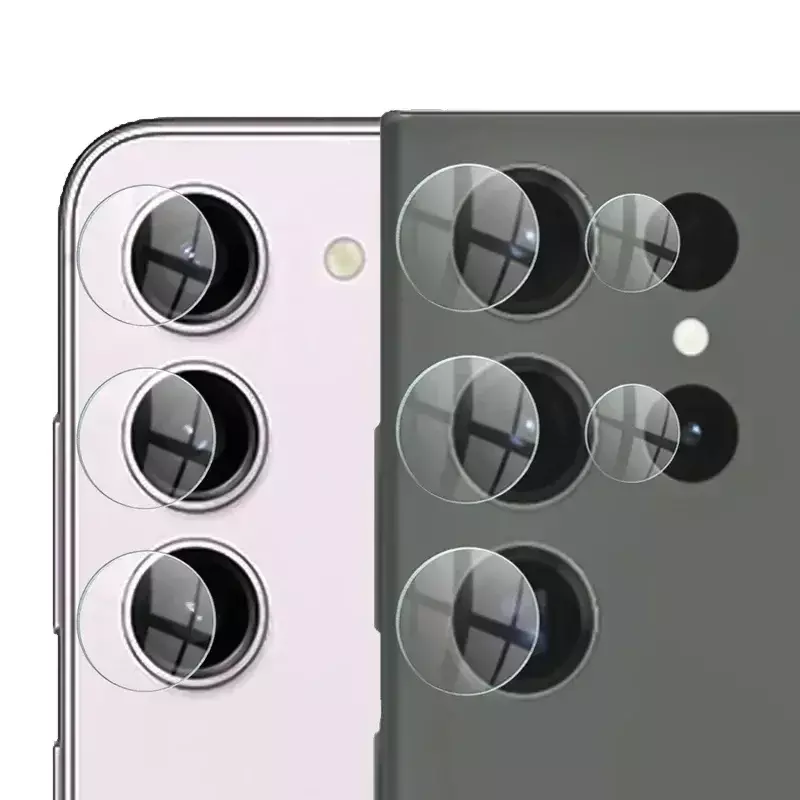 2 Stück Kamera glas für Samsung Galaxy S23 Ultra S23 Objektiv Schutz folie Bildschirms chutz