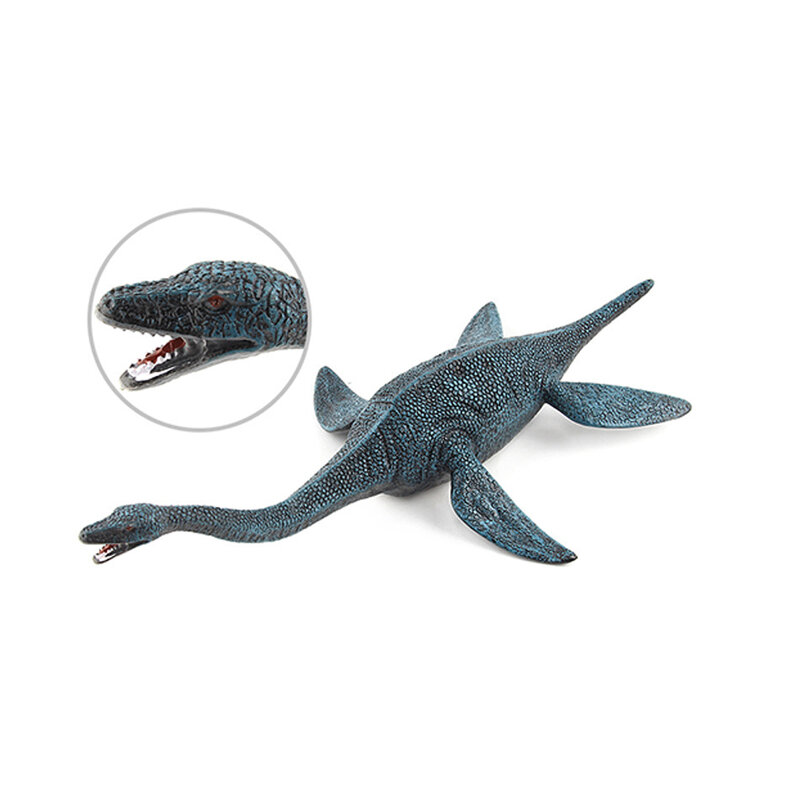 Figuras de plástico simuladas, modelos de Plesiosaurus, dinosaurio entretenido, regalo de cumpleaños de Navidad, juguete de vida salvaje resistente al desgaste