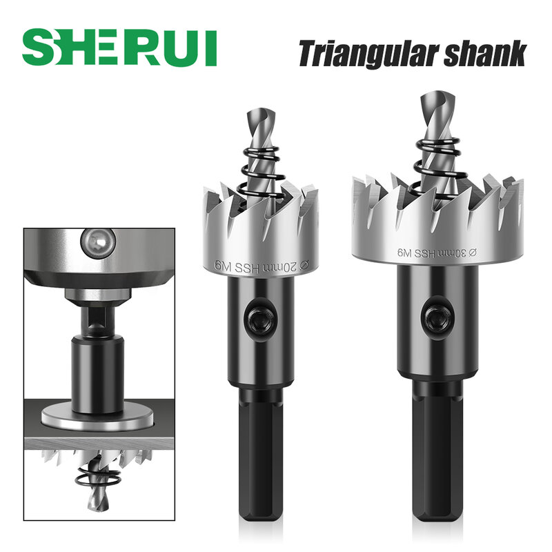 12-30mm Carbide HSS Hole Saw Set Drill Bit Metal Alloy Stainless Steel Wood Drilling Metalworking Tools