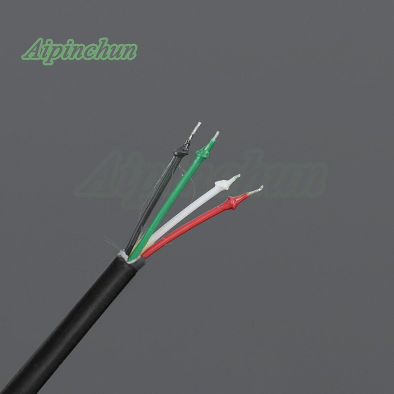 Aipinchun-Câble de remplacement de réparation de plaque argentée, câble de casque bricolage, jack 3 pôles, 3.5mm, 1 côté, environ 1.5m