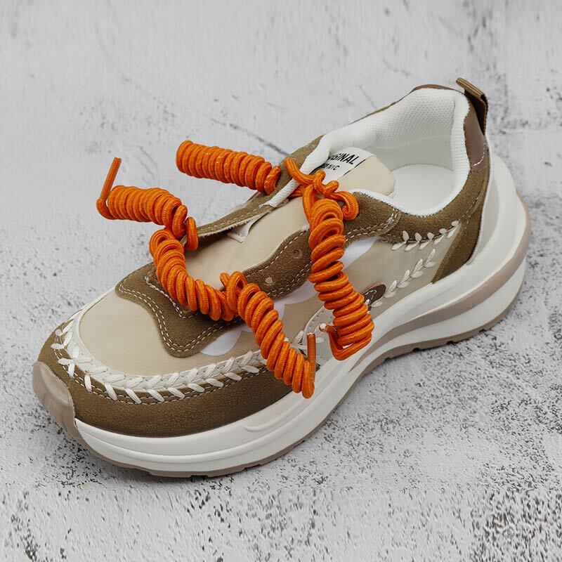 Spiral Shoestrings para crianças idosas, Curly Stretch Shoelace, Lazy No Tie Shoe Laces, tênis casuais para crianças, novo, 4mm, 12.5cm, primavera