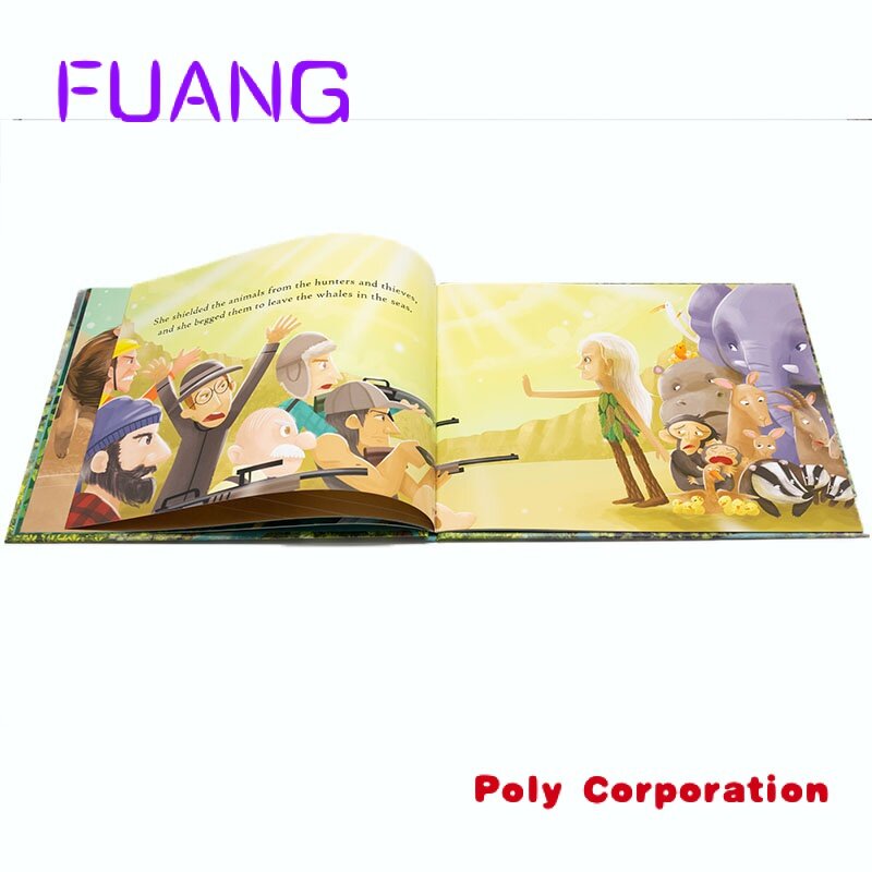 Custom  High Quality Hardcover Children Book English Printing Hard Cover Book Printing Service