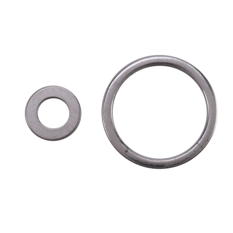 Set di rondelle da 450 pezzi rondella in acciaio inossidabile rondelle piatte anello rondella a molla semplice Kit di assortimento di guarnizioni