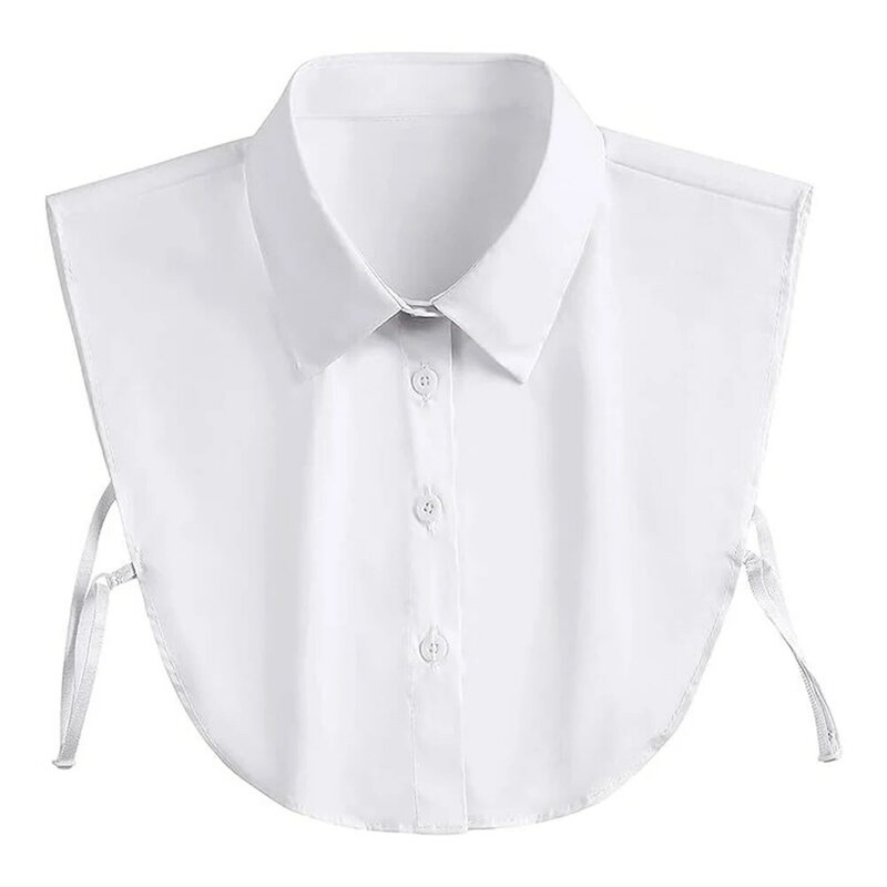 Nep Overhemd Kraag Voor Mannen Vrouwen Unisex Veelzijdige Mode Zakelijke Kraag In Kantoor Werkkleding Afneembare Kragen
