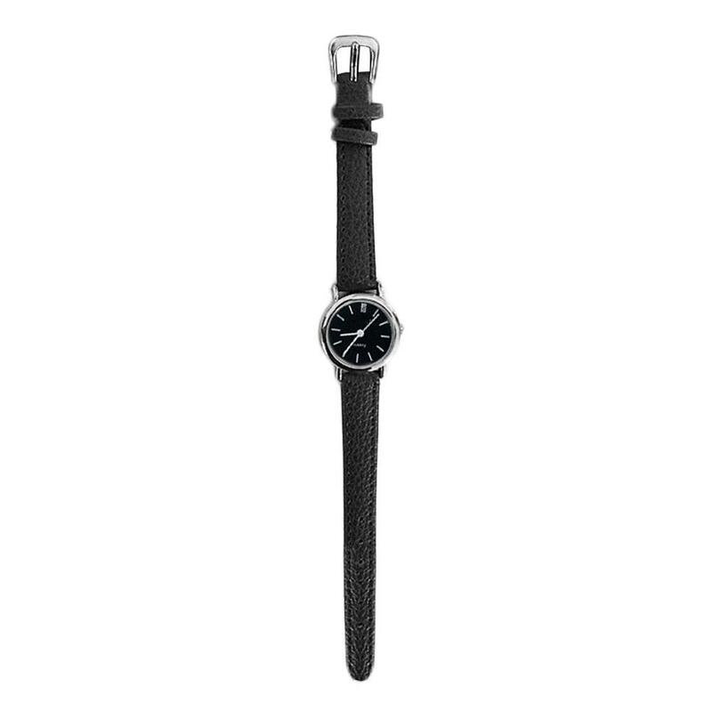 Coreano Moda Couro Strap Quartz Watch, Simples Quadrado Adorável Relógio De Pulso, Casual Dial, C9S4