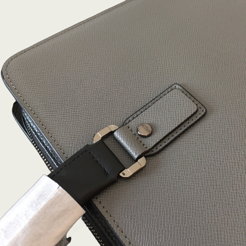 กระเป๋าเอกสารสำหรับนักธุรกิจผู้ชายกระเป๋าแล็ปท็อปขนาด11นิ้วแบบถือกันน้ำความจุสูงสะพายข้างพร้อมไหล่