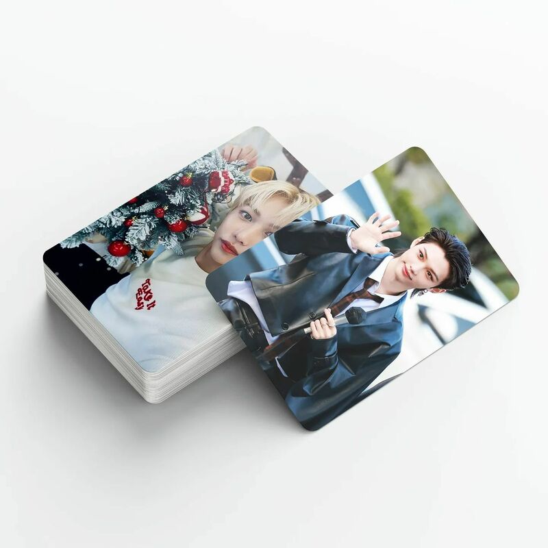 Kpop Group Photocard, Hyunjin Felix Bangchan, Album Druo Cards, Photo Print Cards Set, GérCollection, New Album, 55Pcs