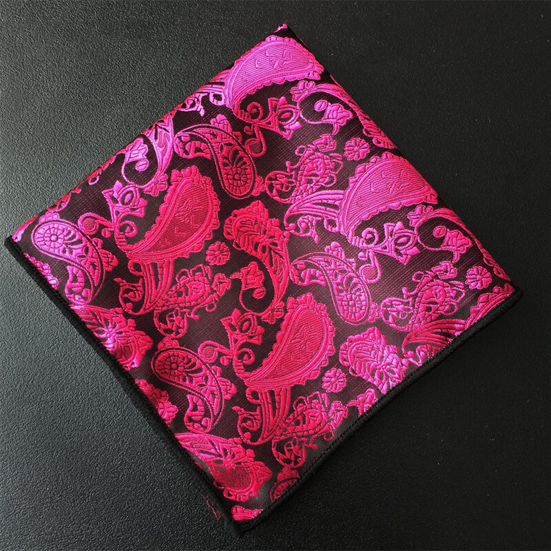 Мужской Шелковый носовой платок в винтажном стиле с цветочным принтом