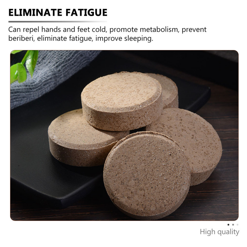 2 Bags Mature Ginger Foot Bath Piece Effervescent Tablet Eliminate Fatigue Slice Care Treatment