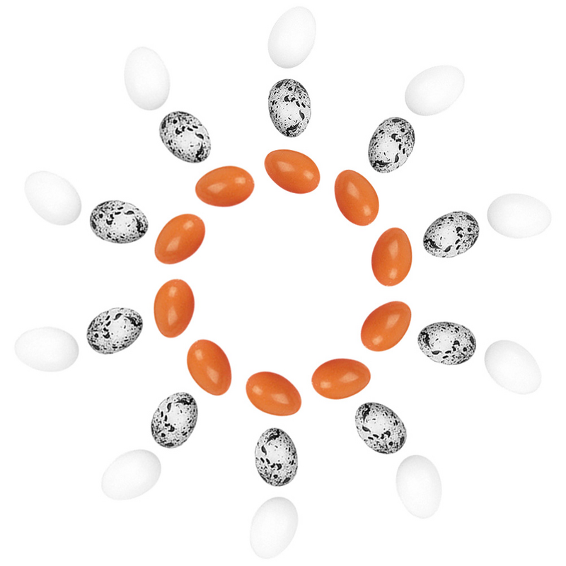 30 szt. Sztuczne jaja sztuczne jaja rekwizyty fotograficzne rzemiosła miniaturowe jaja ogrodowe ozdoby Mini modele