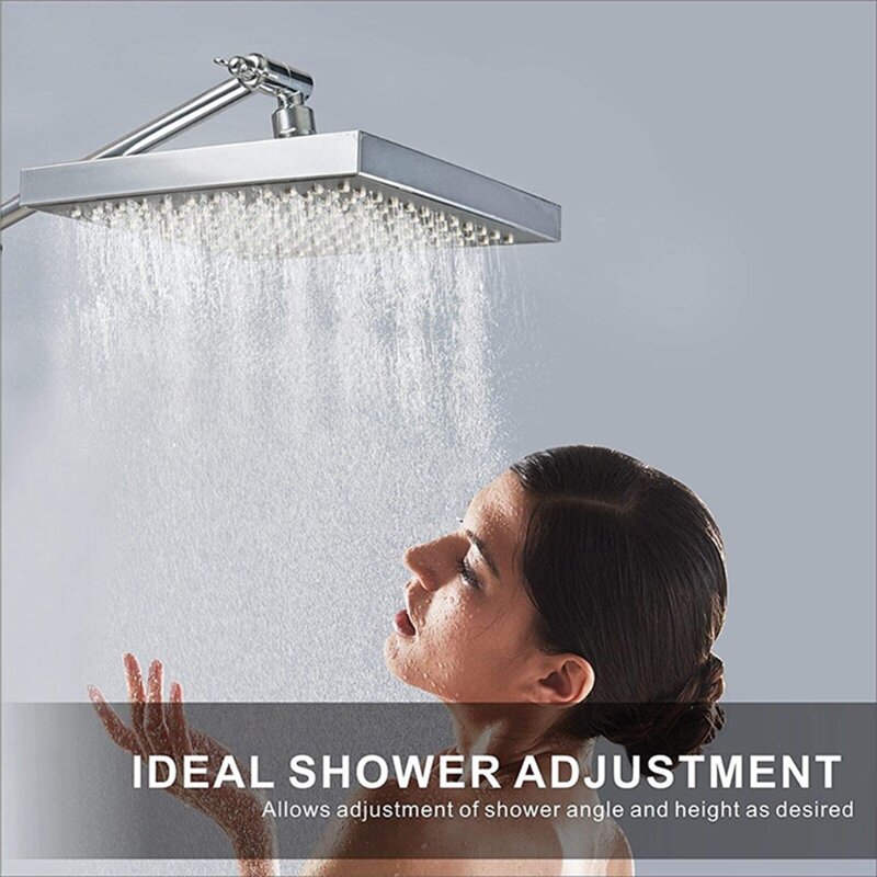 Shower Arm Shower Arm Universal Connection All Brass Shower Extension Arm Upgrade Shower Experience Easy to Install