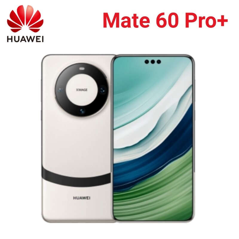 HUAWEI-teléfono inteligente Mate 60 Pro + Plus, Smartphone Kunlun de cristal IP68, 48MP, HarmonyOS BDS, llamadas por satélite y mensajes, Original