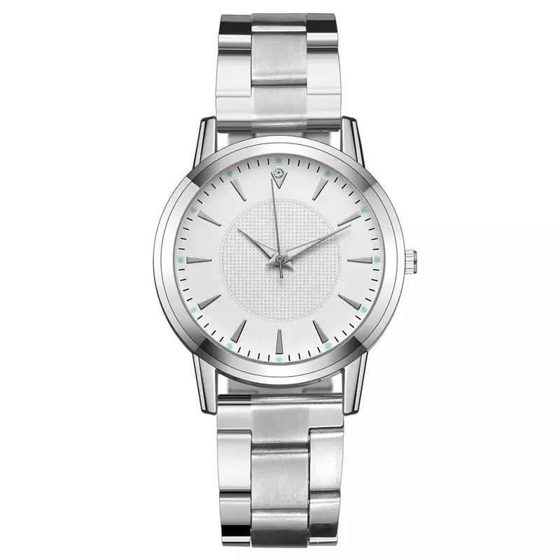 Роскошные модные наручные часы 2024 с бриллиантами для пары, женские кварцевые часы из нержавеющей стали с серебристым сетчатым ремешком, женские часы, Лидер продаж