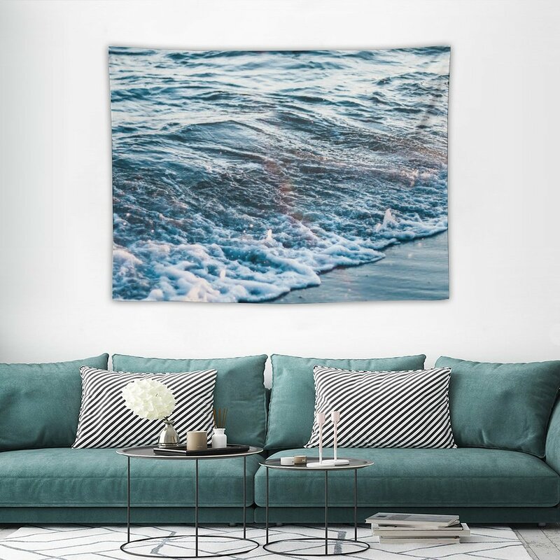 Waves Crash on the Beach Tapestry Room Decorating Things To Decorate The Room House Decor Aesthetic Room Decor Korean