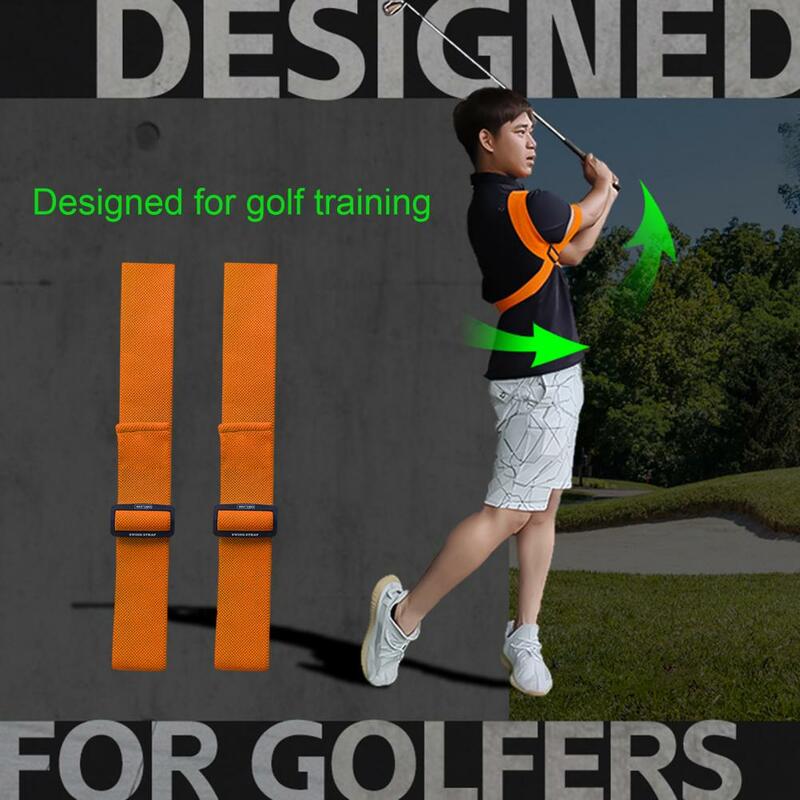 Golf Swing Training Belt Motion Correcting Arm Band Golf Equipment Golf Arm Swing Trainer Gesture Alignment Training Aid 골프용품