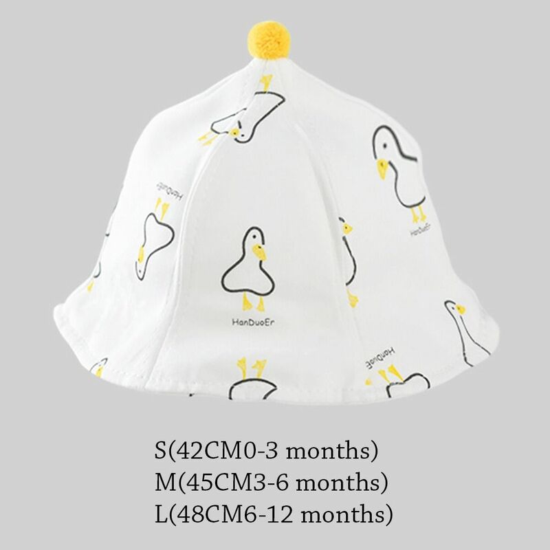 Topi katun bayi, topi pelindung Anti-droplet bernapas kasual musim semi musim gugur luar ruangan