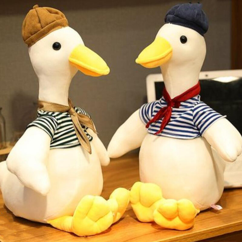 30-75cm schöne Plüschtiere Cartoon Paar ausgestopfte Spielzeug puppen Ente Kinder Kissen Jungen Mädchen Geburtstag Valentinstag Geschenk