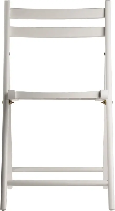 Winsome Robin-Juego plegable, silla blanca, mediana, 4 piezas