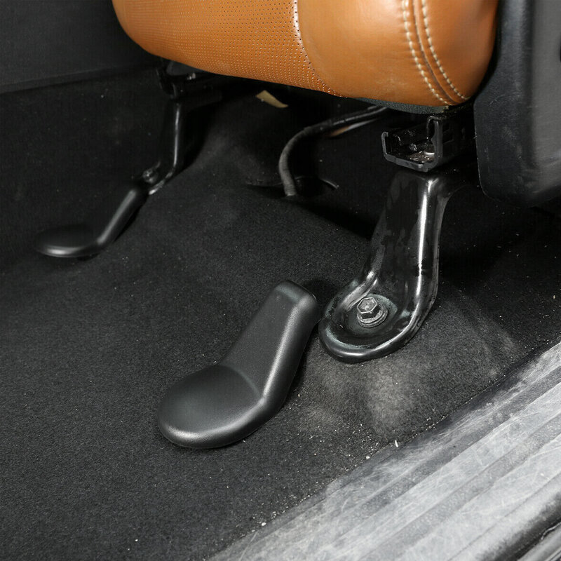 ABS Suporte de assento interior do carro, tampa do suporte, parafuso de fixação, tampa de aparamento do parafuso, ajuste preto para Toyota Tundra 2014-2018 2019 2020 2021, 1 conjunto