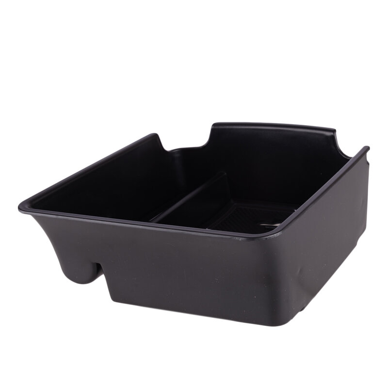 Car Black Center Armrest Storage Box Organizer Tray Fit for Kia Seltos Sport+ GT-Line 2019 2020 2021 2022 2023