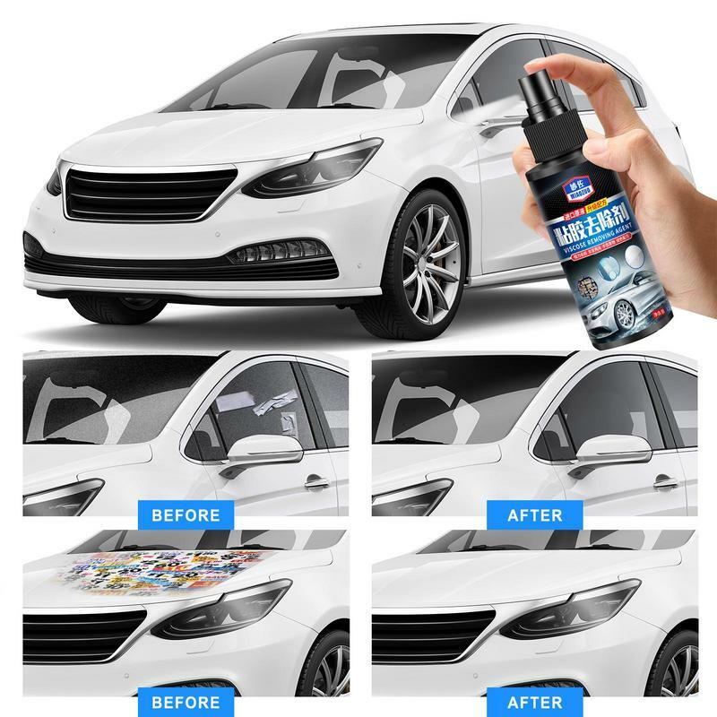 Lijm Verwijderaar Voor Auto 120Ml Zelfklevende Verwijderaar Spray Lijmverwijderaar Voor Veilig Elimineert Bumper Stickers Etiket Stickers Tape