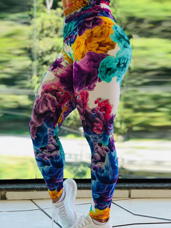 Celana Yoga atletik Push Up ramping elastis pinggang tinggi celana legging olahraga wanita baru celana legging olahraga seksi
