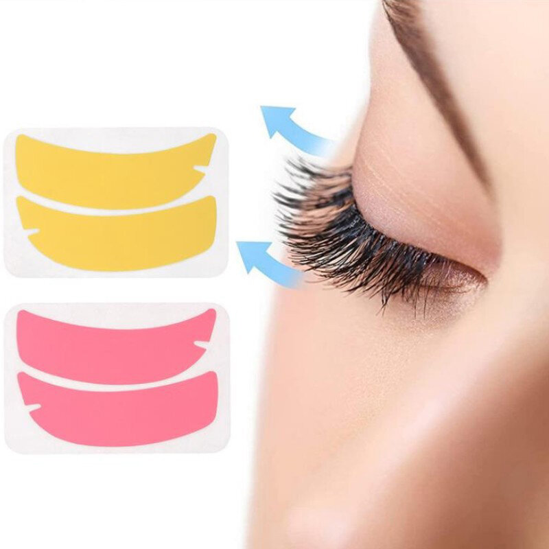 Eye Pads para Extensão dos Cílios, Under Eye Patch, UV Proteger Eye Pad, Silicone Preto, Bloqueio de Patches, Fábrica, 2 pcs