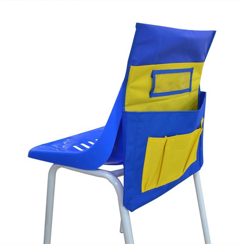 Tasche per sedie per studenti sedia per sedile della scuola primaria borsa per riporre lo schienale tasche per sedie per mantenere gli studenti organizzati e le aule pulite
