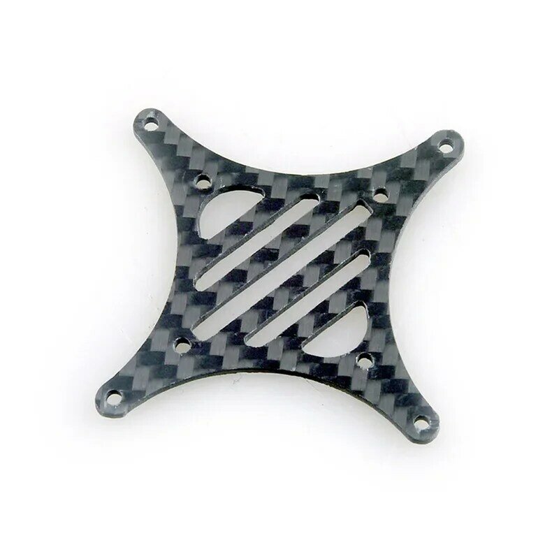 1pc 3K Carbon Fiber Whoop Flight Control Mounting Bracket Support Seat Bottom Plate for CINE8 RC Racing Drone DIY Accessories