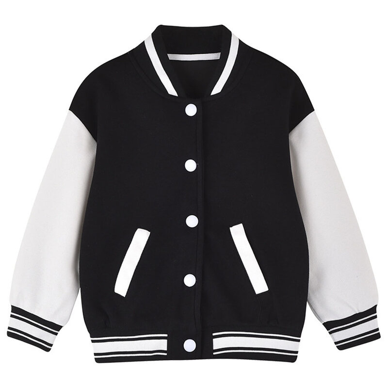 Индивидуализированная Детская куртка унисекс в бейсбольном стиле для школьной команды, куртка для регби с вышивкой имени на заказ для мальчиков и девочек