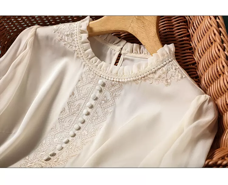 Стильная женская блузка для шикарного образа, модные роскошные женские топы с изящным дизайном, Весенняя женская блузка