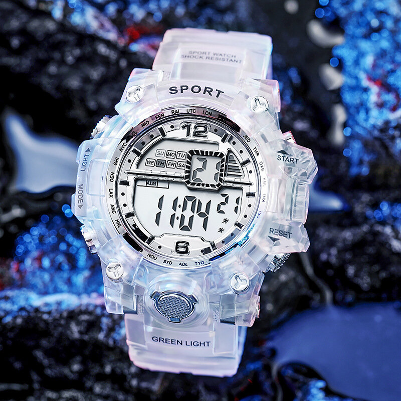 Jam tangan pintar anak laki-laki perempuan lucu jam waktu siswa jam tangan gelang hadiah ulang tahun jam tangan anak-anak jam tangan elektronik olahraga