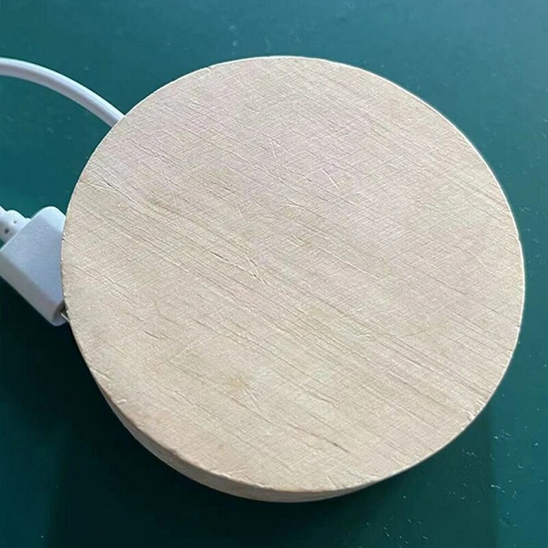 Мерный деревянный держатель лампы с USB-кабелем для передачи данных