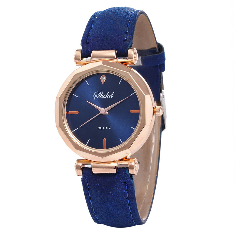 Fashion Women Leather Casual Watch Luxury Analog Quartz Crystal Wristwatch RelóGio Feminino Zegarek Damski Wrist Watches For Wom