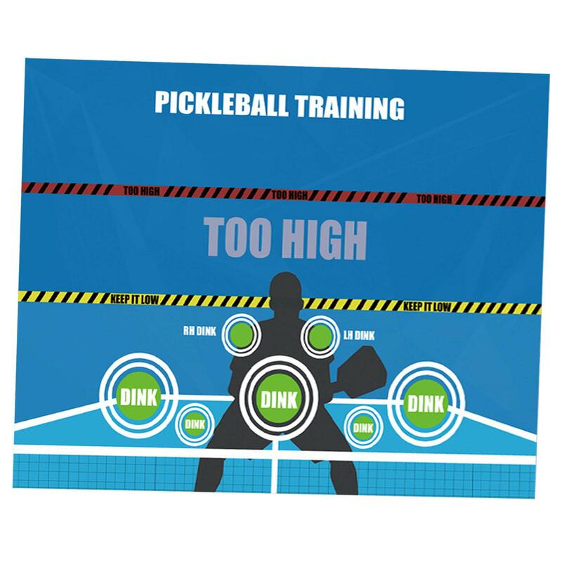 Dink Pad para práctica de pared, póster de entrenamiento de Pickleball para habitaciones interiores, pista de entrenamiento de Pickleball Dink, gimnasio