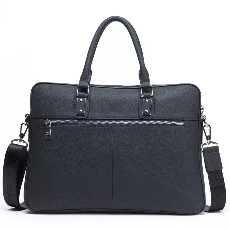 Luxury Genuine Leather Handbags Shoulder Bag Business Men Leather Briefcase Men's Messenger Bags Laptop Bag