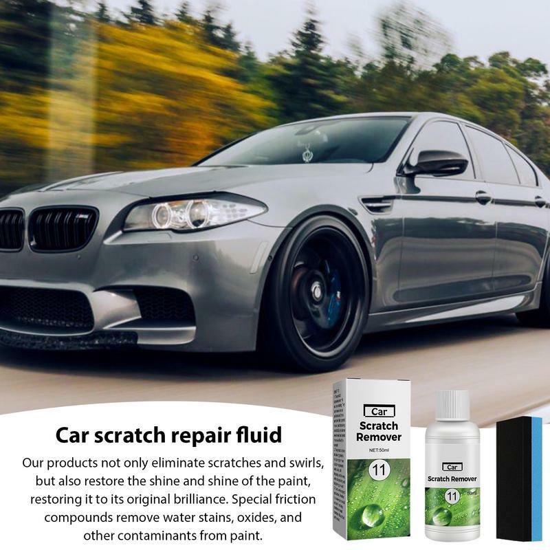 50ML Deep Scratches Remover With Sponage Car Scratch Car Paint Remover Restoration Scratch Remover Accessory For Vehicles Suv Rv