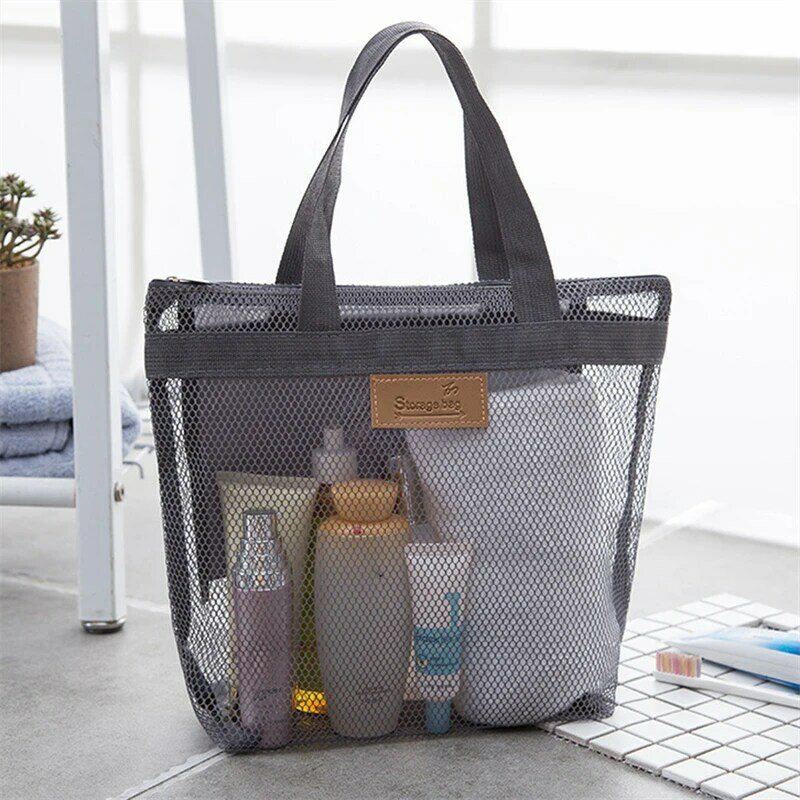 Дорожные сумки для макияжа, уличная сетчатая вместительная сумочка для сухой и влажной уборки, для плавания с разделением, спортивные мешки для фитнеса