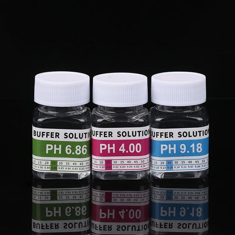 Многоразовые бутылочки 50 мл, раствор для настройки PH 4,00 6,86 9,18, раствор для настройки PH, буферный раствор, буферный раствор, измеритель для калибровки