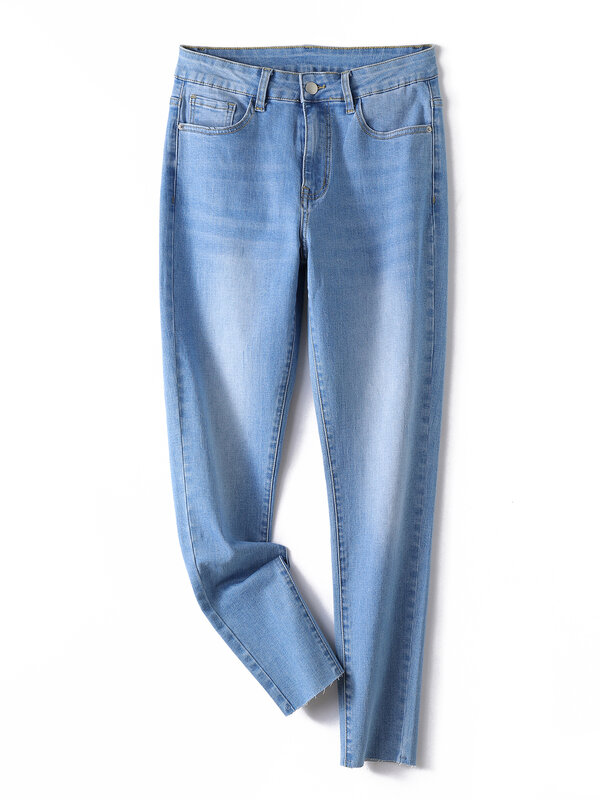 Женские джинсы-карандаш с высокой посадкой, 2023 см