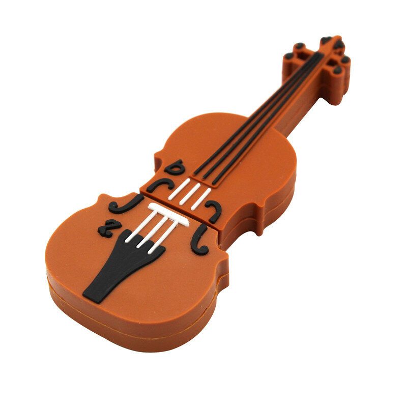 Testo ME cartoon 64GB simpatico strumento musicale chitarra violino nota chiavetta USB 4GB 8GB 16GB 32GB Pendrive USB 2.0 chiavetta Usb